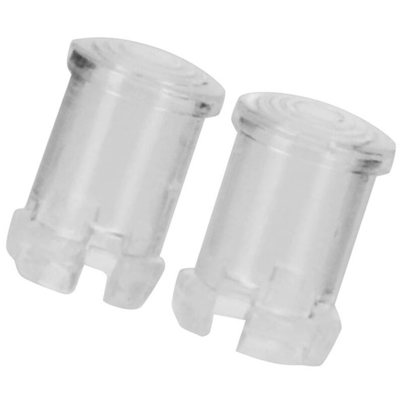 Packung Mit 100 Flachen Led-fassungen Aus Nylon Mit Transparenten Kappen Für 5-mm-leds
