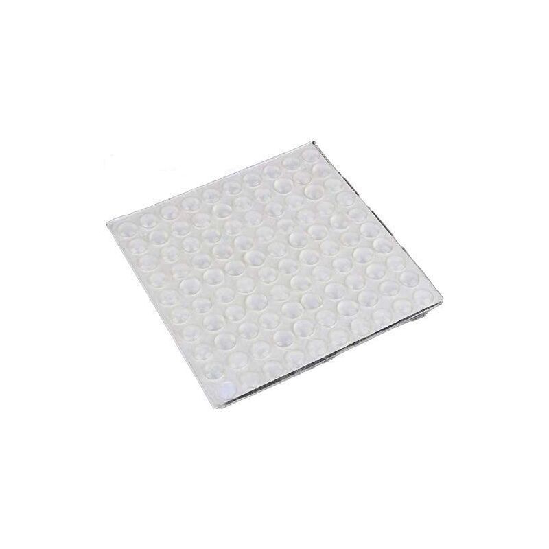 Topincn Packung Mit 100 Selbstklebenden, Transparenten Gummipuffern Für Möbel, Geräuschdämpfung, Für Türen, Schubladen, Schränke, 8 X 2,5 Mm