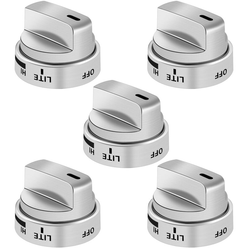 Set Mit 5 Kochfeldknöpfen Aez73453509 Für Lg Ldg3035st Gasherd, Ersetzt Aez72909008 Ap5669773 2347547 Ps7321756