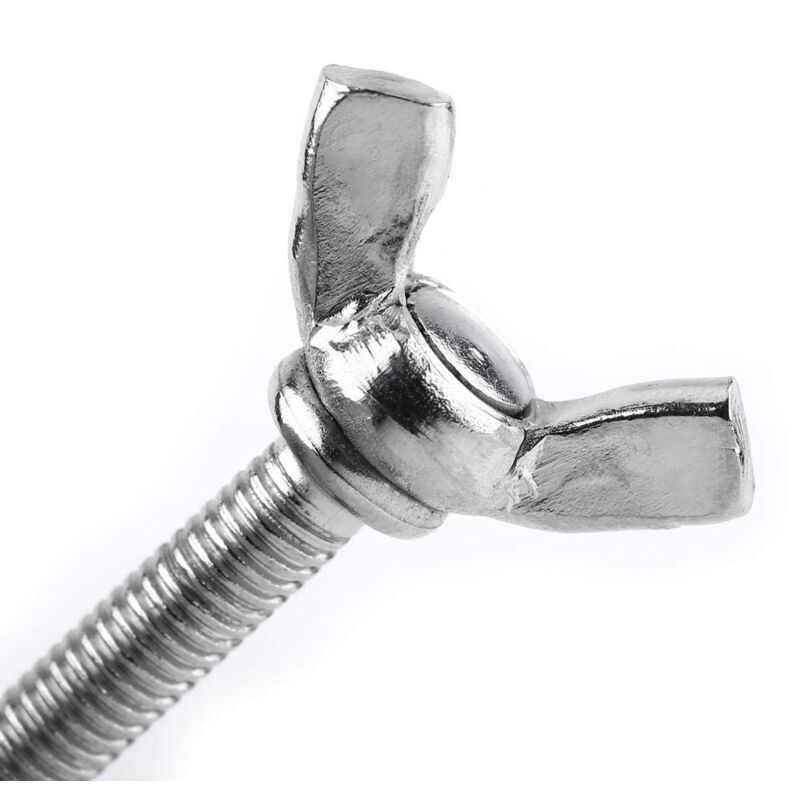 Zoternen Akozon Flügelmuttern, 5 Stück M6 Din316 304 Edelstahl (m6 X 12 Mm)