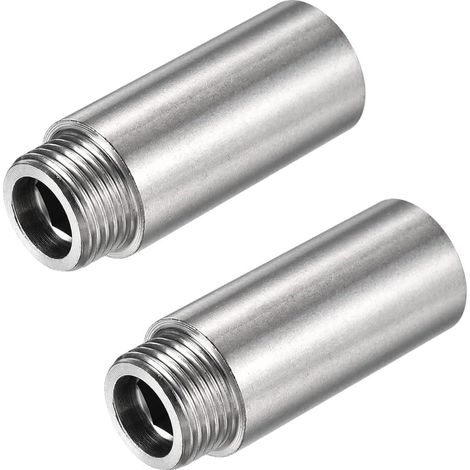 2 Stück Edelstahl-duschkopf-verlängerungsrohr, Duschkopf-verlängerungsarm, Duschkopf-verlängerung Für Feststehende Duschköpfe (2,4 Zoll)