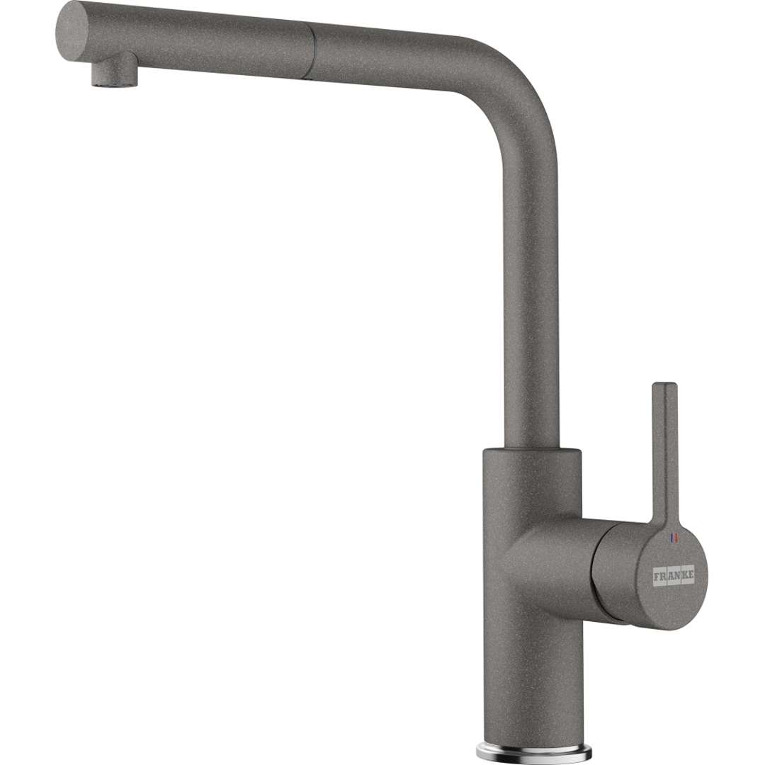 Franke Urban 2.0 - Spülbeckenarmatur Fn 5541.084 Mit Ausziehbarem Auslauf, Graustein 115.0755.390