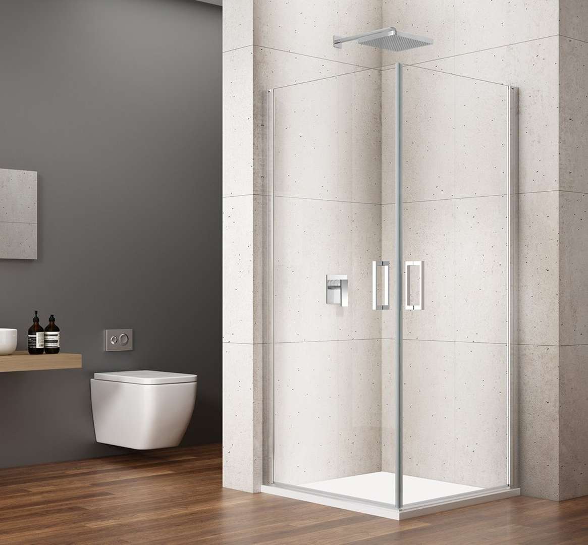 Gelco Loro - Duschkabine 90x90 Cm, Klarglas/chrom Gn4990-01