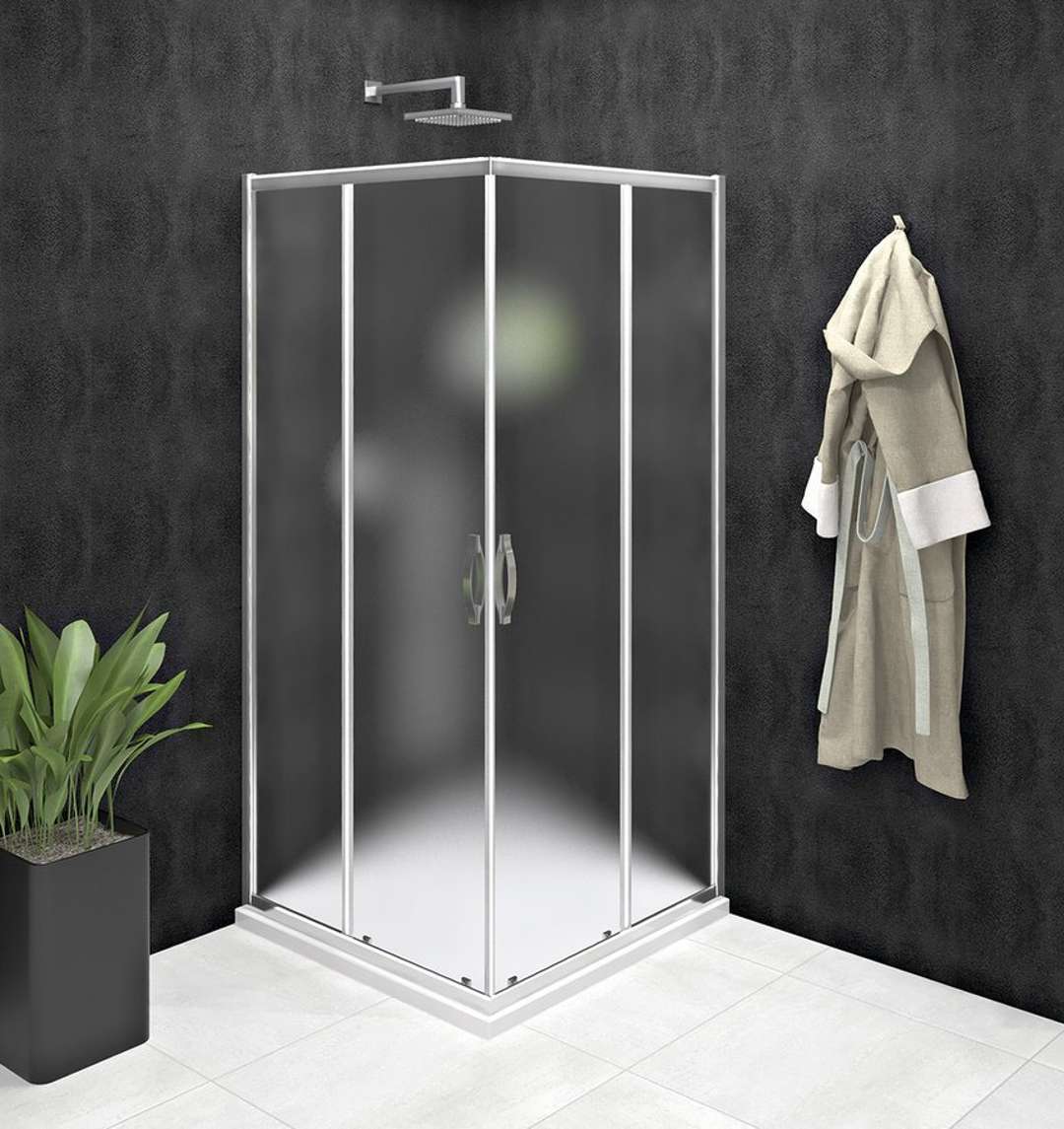 Gelco Sigma Simply - Duschkabine 80 X 80 Cm, Glas Brick/chrom Gs2480gs2480