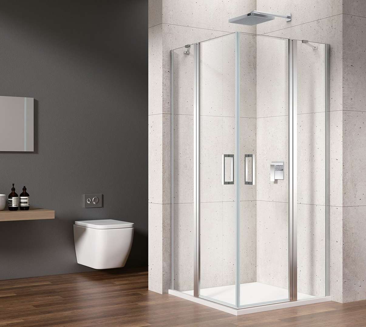 Gelco Loro - Duschkabine 80x80 Cm, Klarglas/chrom Gn4880-01
