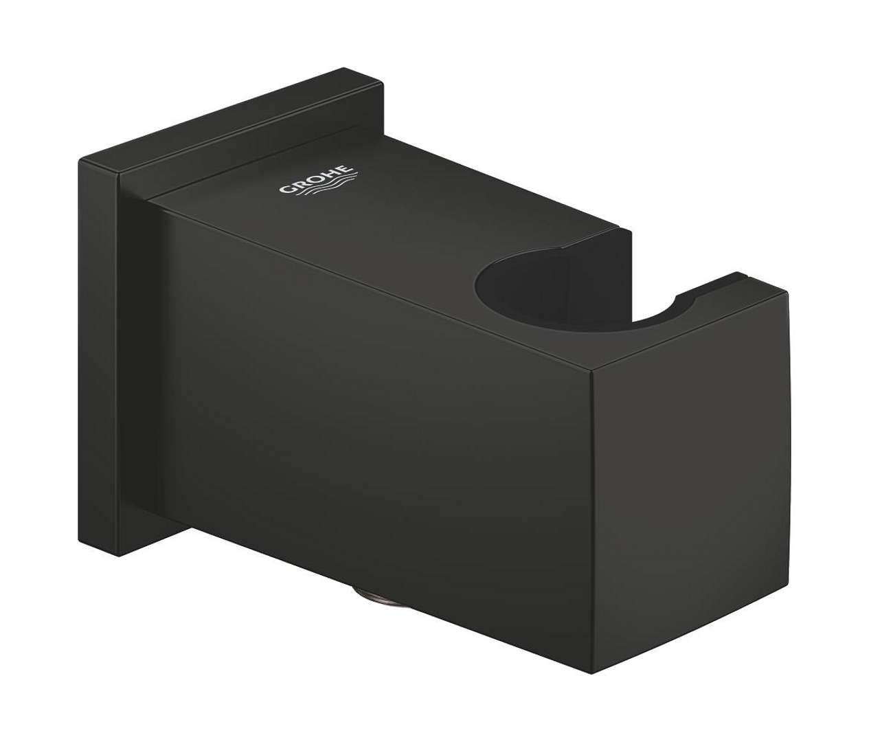 Grohe Euphoria Cube - Wandanschlussbogen Mit Brausehalter, Mattschwarz 263702430