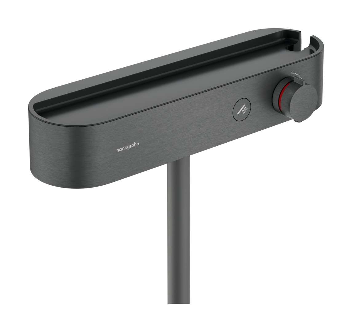 Hansgrohe Showertablet Select - Thermostat-duscharmatur, Schwarzchrom Gebürstet 24360340