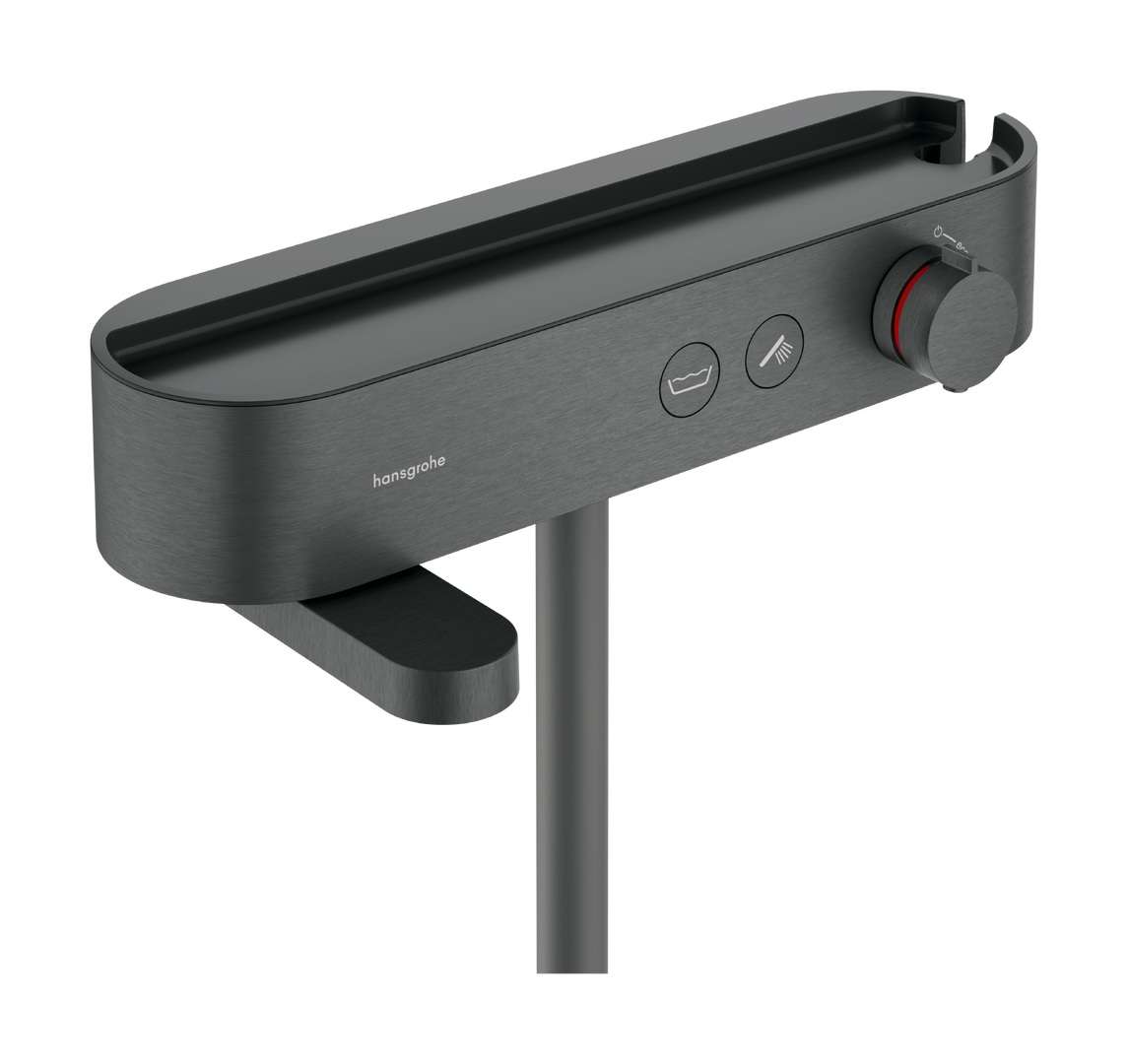 Hansgrohe Showertablet Select Wannenthermostat 400 Aufputz, 20,9l/min, Brushed Black Chrome