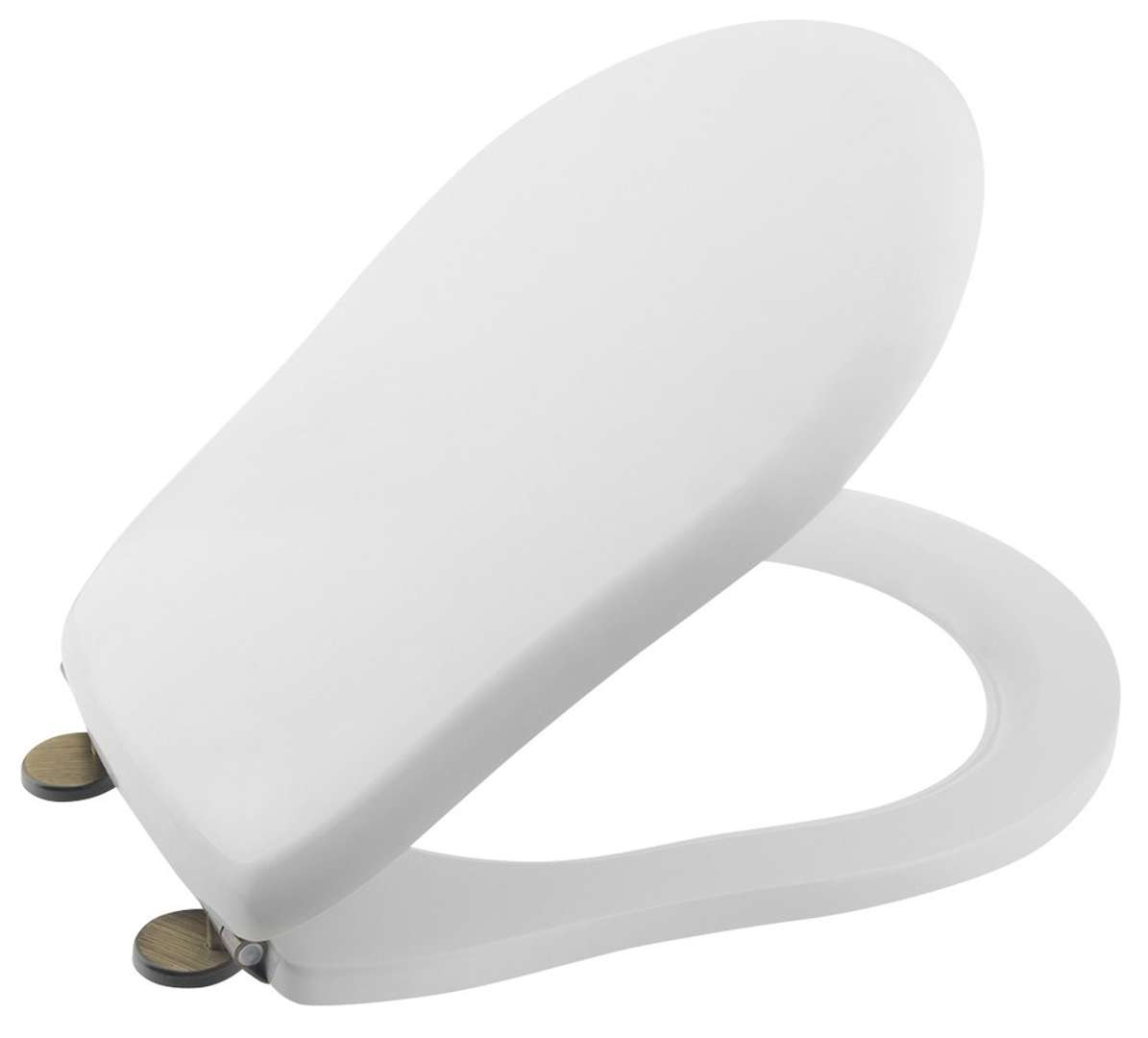 Sapho Kerasan Retro - Wc-sitz Mit Soft Close, Weiß/bronze 108601n