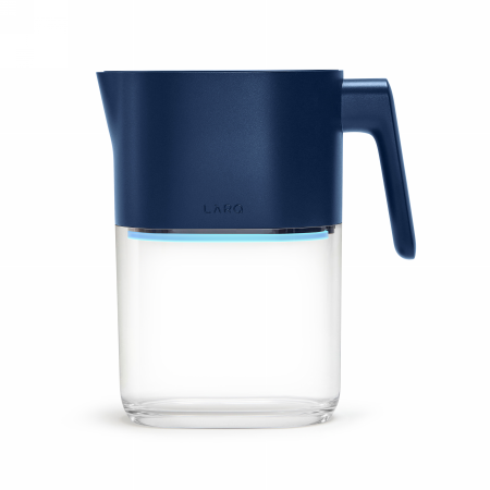 Larq Purevis Wasserfilterkrug – Intelligenter, Selbstreinigender Filterkrug 1,9 L (monacoblau)