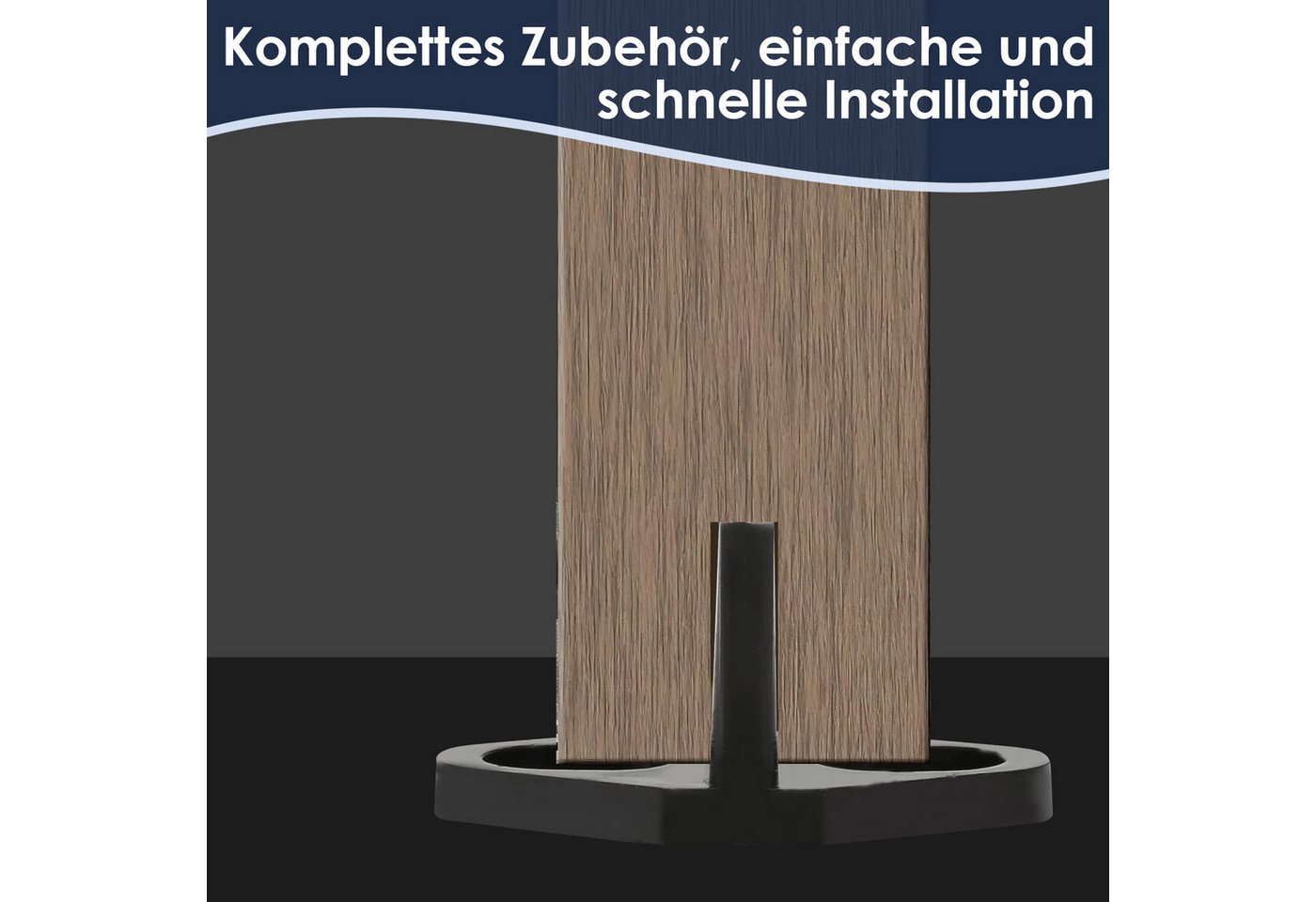 Clanmacy Schiebetür Schiebetür 200cm Schiebetürsystem Laufschiene Schiebetürbeschlag Set, 200cm Bild 2