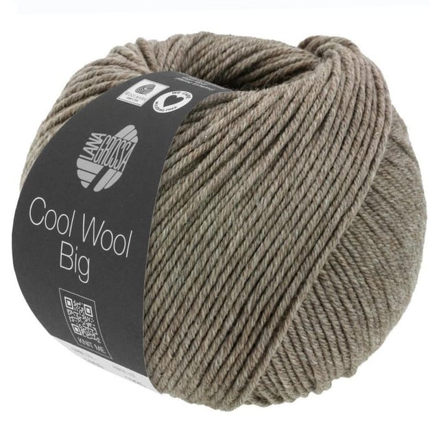LANA GROSSA Cool Wool Big Melange Häkelwolle, 120 m