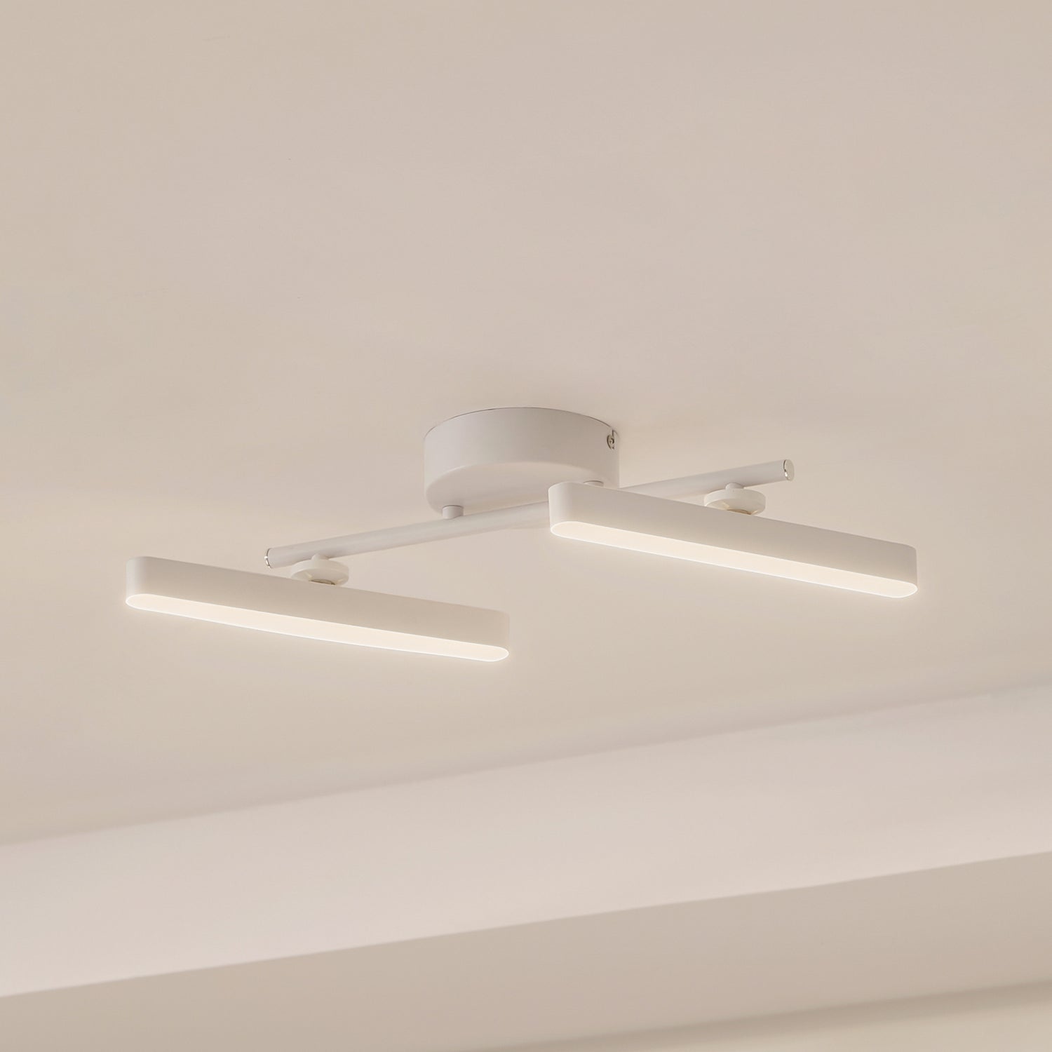 [neuwertig] B-ware Lindby Strahler Lichtleiste Led Spot Weiß Dimmbar Eldrin 2 Flammig 3000 K De893