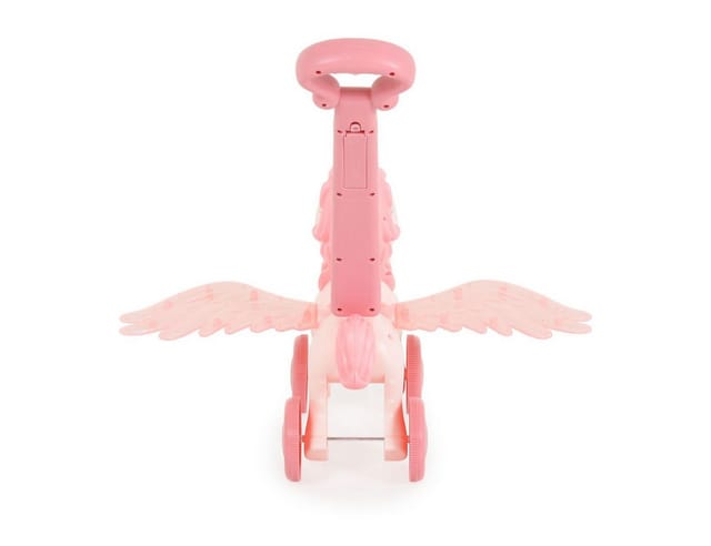 Moni Nachziehspielzeug Schiebespielzeug Pony Wings, Seifenblasen 40 cm, bewegliche Flügel, Musik