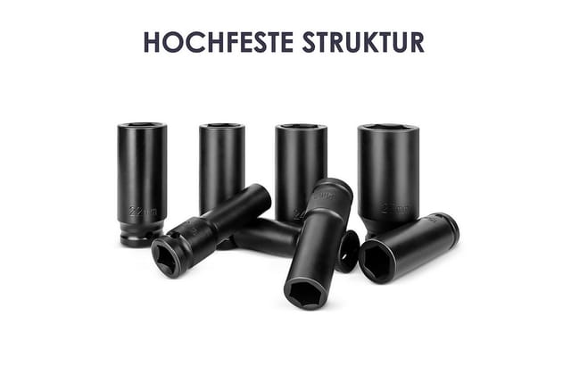 Youyijia Schlagschrauber Schlagschrauber Nüsse Set Steckschlüsselsatz Schlagnuss-Satz, (1-tlg)