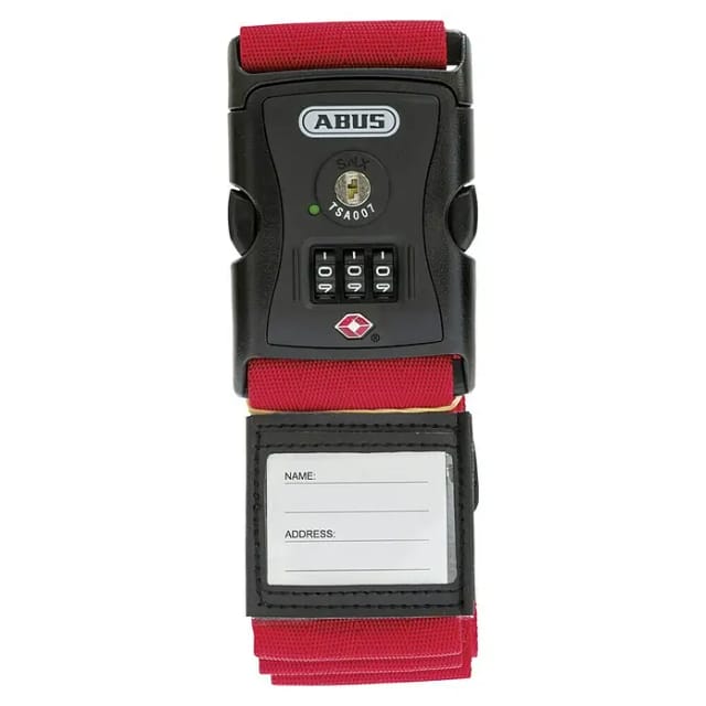 ABUS Koffergurt ABUS Kofferband-Schloss 620TSA für USA reisen - Zahlencode - 192cm
