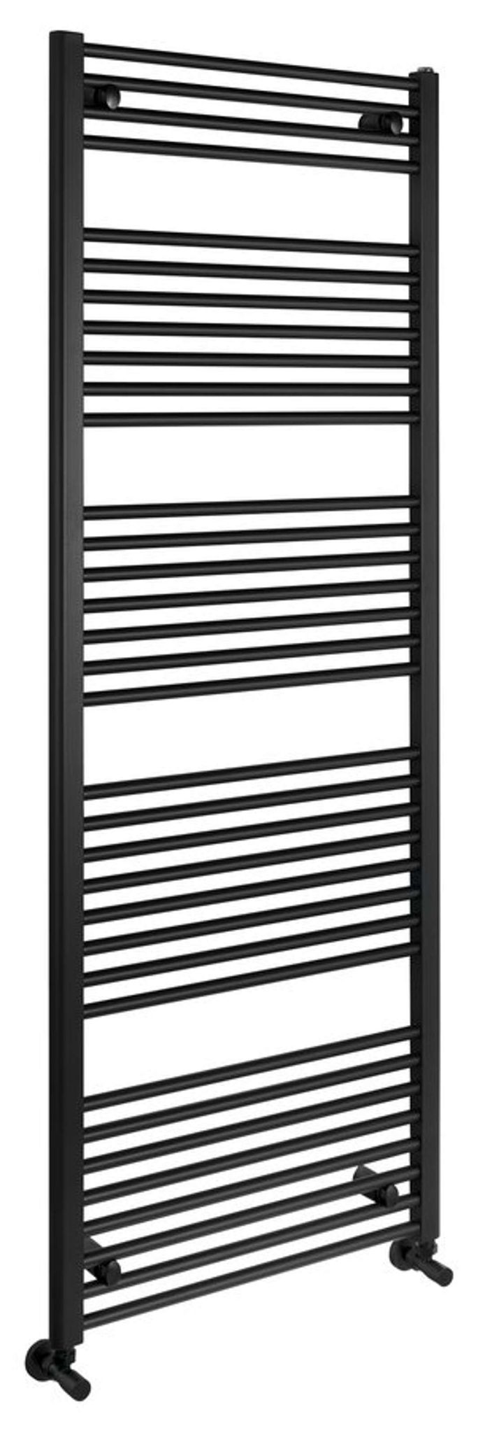 Aqualine Direct - Heizkörper 60x168 Cm, 1000 W, Mattschwarz Ilr66b