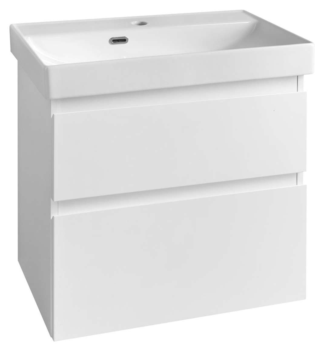 Aqualine Altair - Waschtischunterschrank 62x60x37 Cm, Weiß Ai268