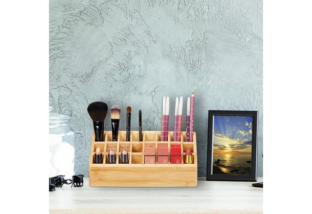relaxdays Make-Up Organizer Lippenstifthalter 24 Fächer