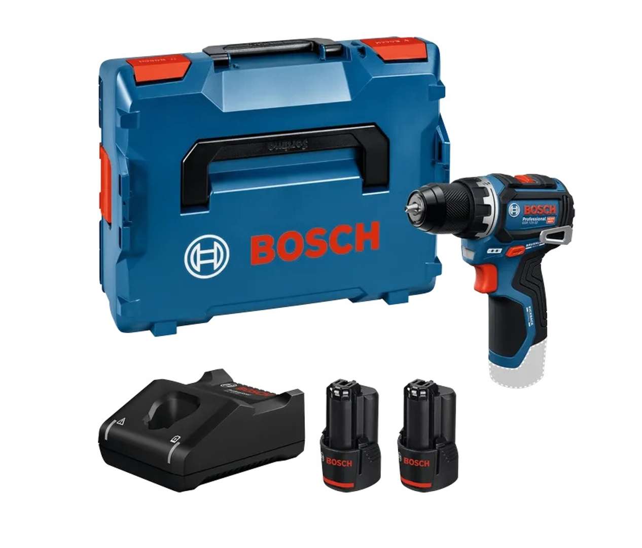 Bosch - 12v Akku-bohrschrauber Gsr 12v-32, 2x 3,0 Akku Ah Li-ion, Ladegerät 06019n7007