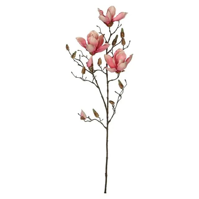 Kunstpflanze Mica künstliche Magnolia rosa, 88 cm, Mica Decorations