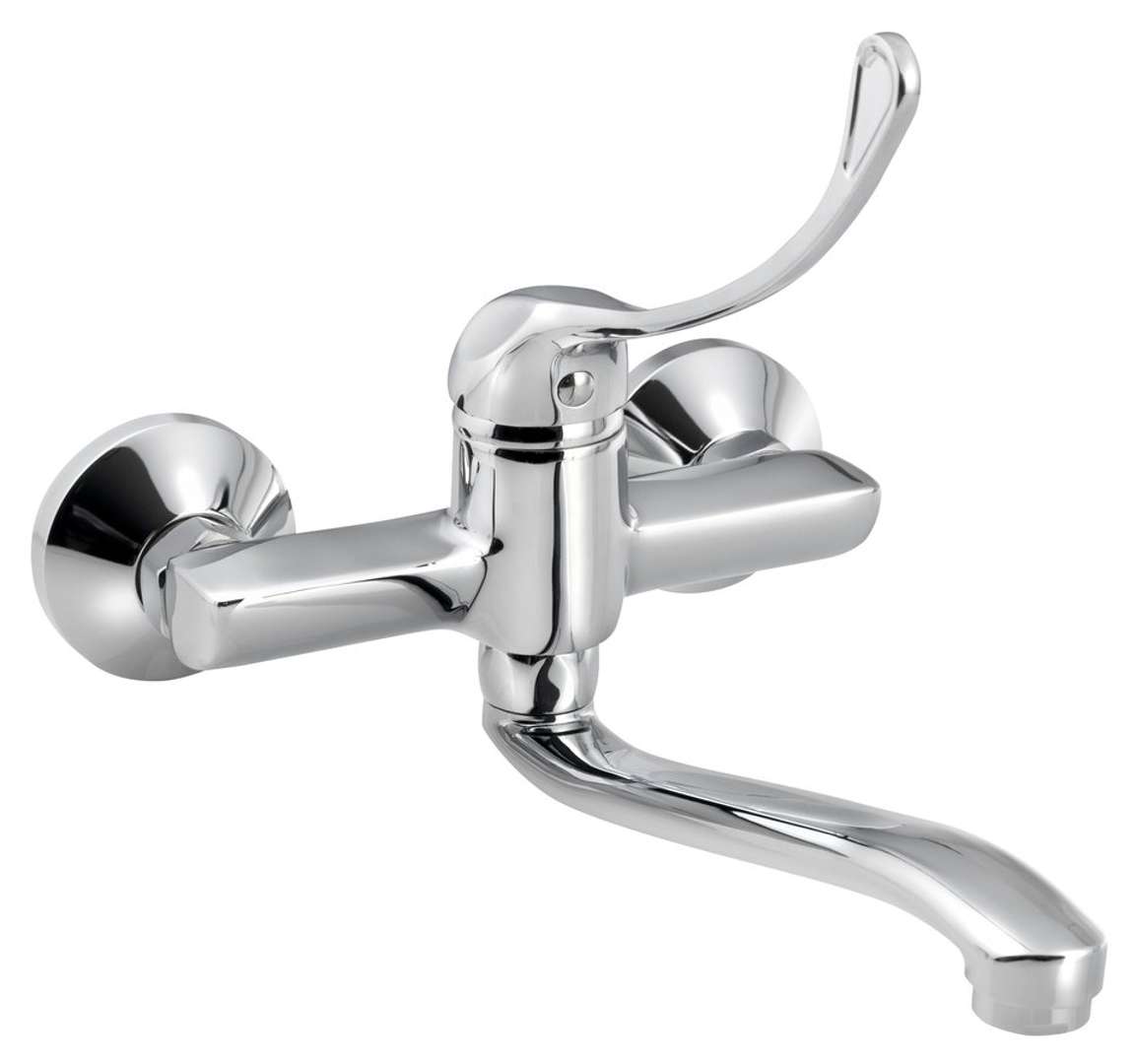 Bruckner Baron - Waschtischarmatur, Medizinischer Hebel, Chrom 612.014.1