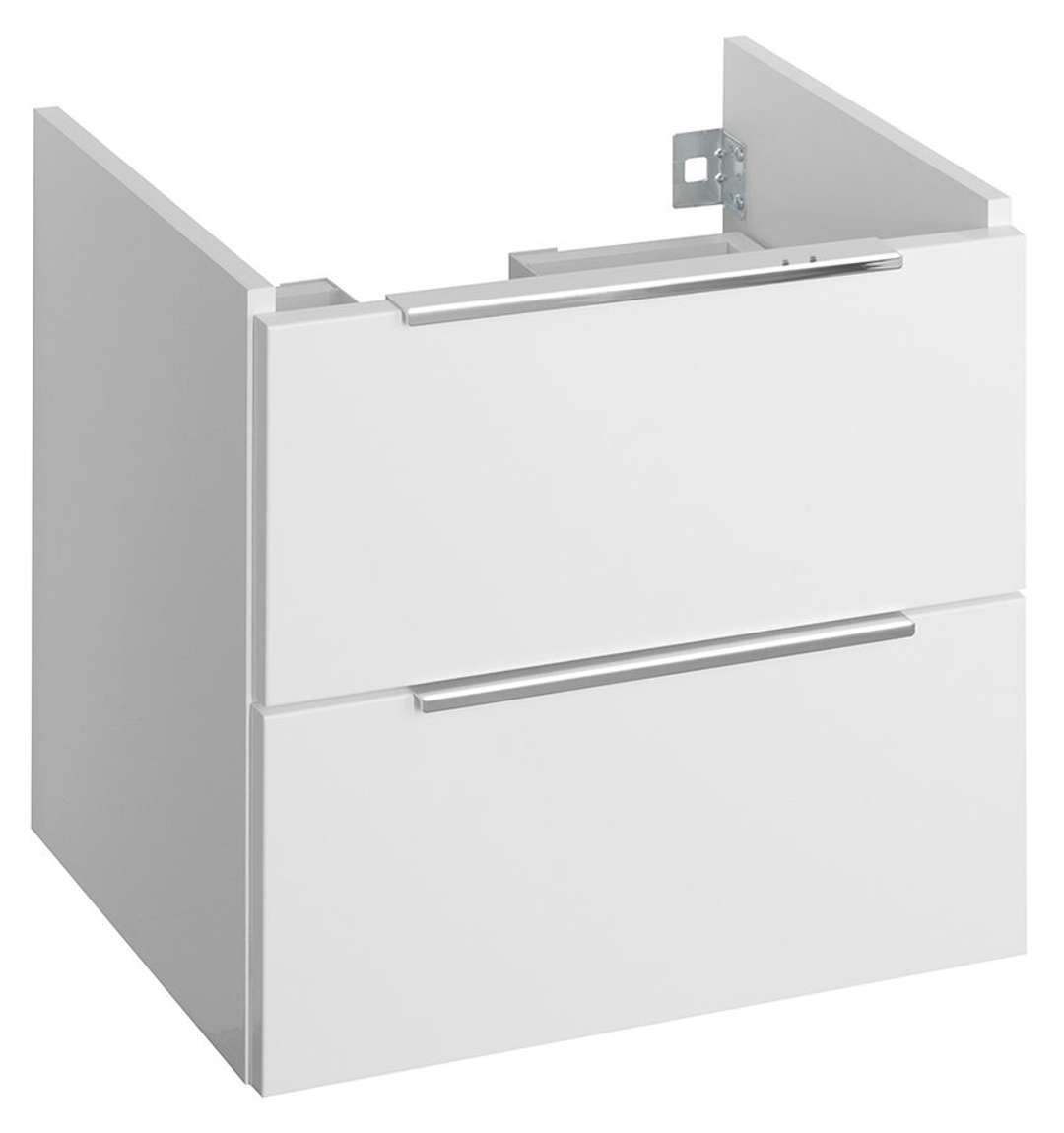 Bruckner Neon - Waschbeckenunterschrank 47x45x35 Cm, 2x Schubladen, Weiß 500.114.0