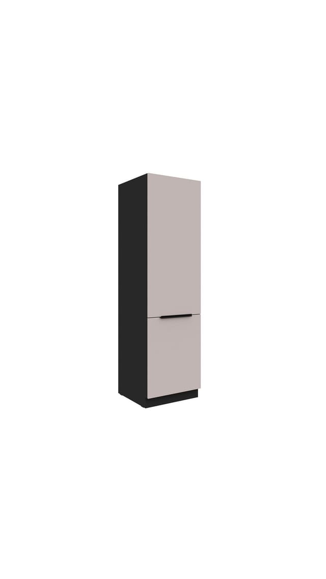 Küchen-Preisbombe Hochschrank 60 cm Küche ARONA Kaschmir beige Küchenzeile Küchenblock Einbauküche
