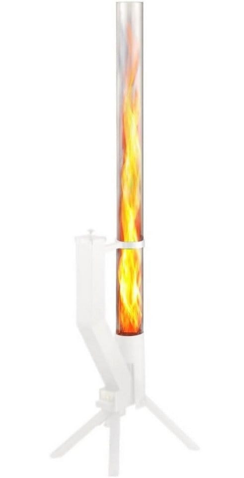 Gardenflare Feuerstelle Feuerrohr Glasrohr Ersatzteil ohne Boden für Deine Feuersäule (100cm)