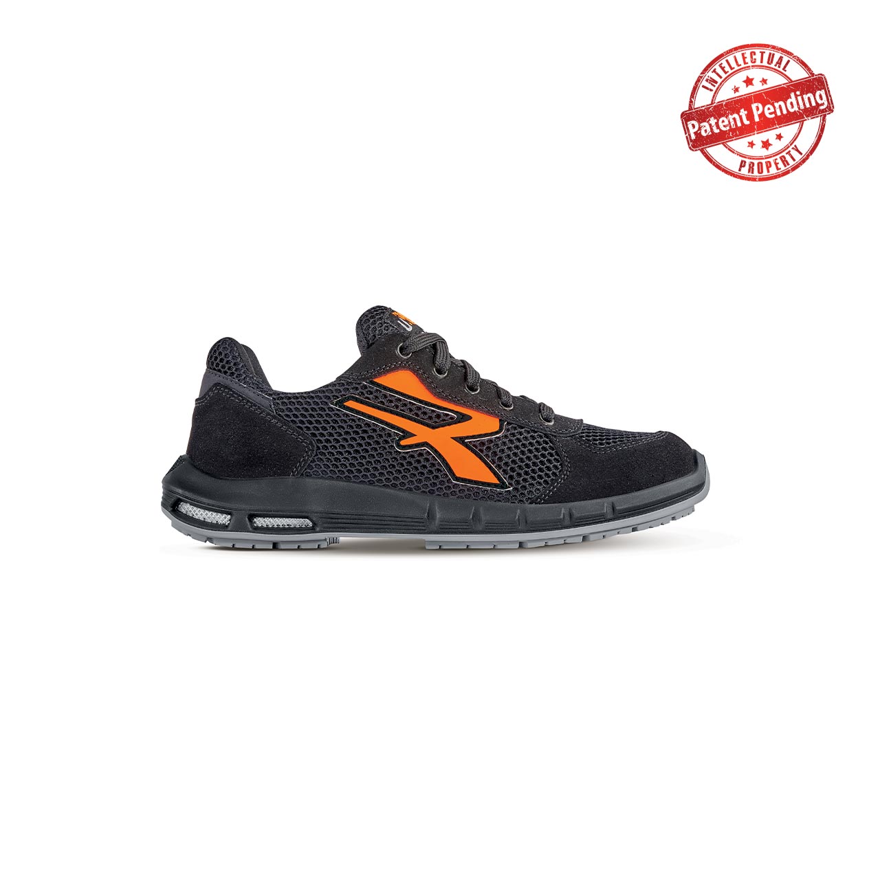 Sicherheitsschuhe Niedrig Atos Esd Plus S1p Src - Schwarz/orange 48