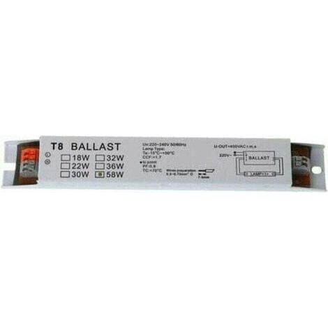 Elektronisches Vorschaltgerät T8 220-240v Ac 2x58w Für Weitbereichs-leuchtstofflampen