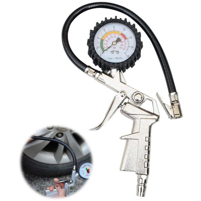 Reifendruckmesser, Reifendruckmessgeräte, Digitales Druckmessgerät, Reifendruckpistole, Reifendruckprüfer, Autoreifenaufblasgerät Mit Lcd-bildschirm Für Autos, Motorräder Und Fahrräder