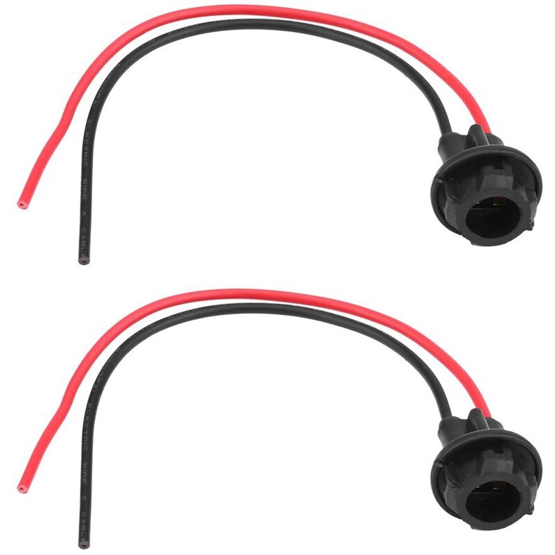 Stück T10 W5w 168 194 Weichgummi-autolampenfassung, Stecker-lampen-verlängerungsfassung, Abgewinkelter Stecker + Buchse, W5w T10 Lampenfassung + Zubehör, Nicht Original