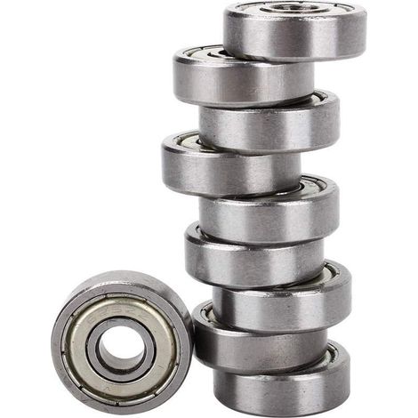 Kugellager, 10 Stück / Los 625zz Miniatur-gummi-gedichtete, Metallgeschirmte Tiefkugellager.