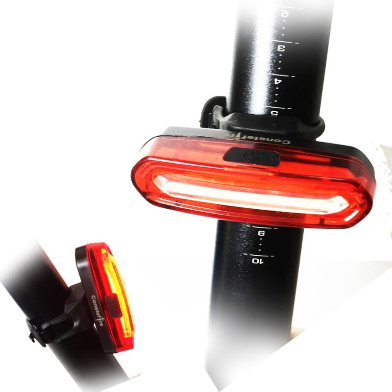 Fahrradrücklicht, 2er-set, Usb-aufladbar, Ultrahelle 120 Lm Led, 6 Beleuchtungsmodi, Ipx6 Wasserdicht, Ideal Für Fahrräder, Mountainbikes Usw.