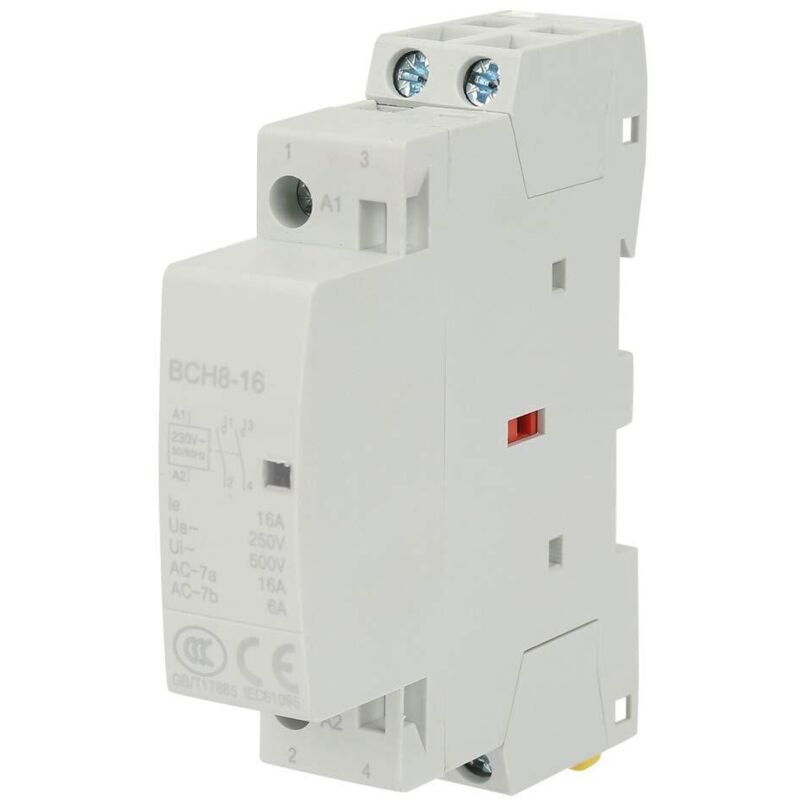 Ailao 220v Wechselstromschütz 2p 16a 220v/230v 2no 50/60hz Geräuscharm Din-schienen-haushalts-wechselstromschütz