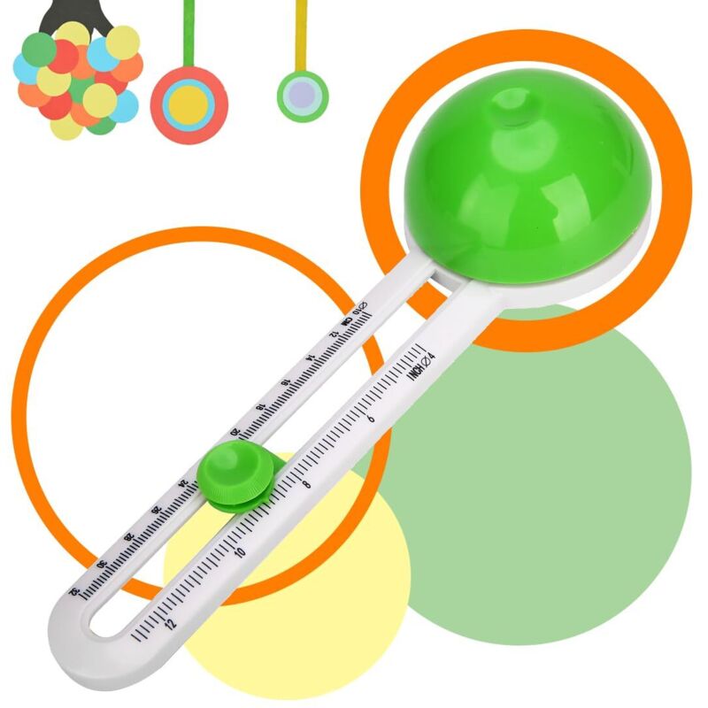 Coupeur De Papier Circulaire Cut Paper Circle Rotary Circle Cutter Rotatif Craft Massicot Supplies (green)