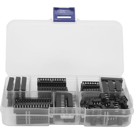 Fydun 66-teiliges Dip-ic-komponentenset Mit Flachstiften, 2,54 Mm, Für Die Reparatur Von Leiterplatten.