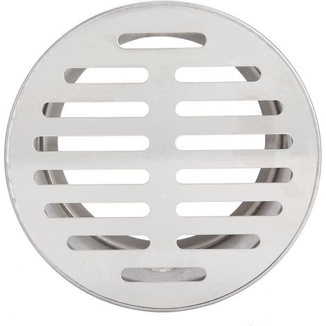 Runder Bodenablauf Aus Edelstahl, Rostbeständig, Für Den Außenbereich, Ideal Für Innenhöfe, Einfach Zu Bedienen (110 Quadratmeter).