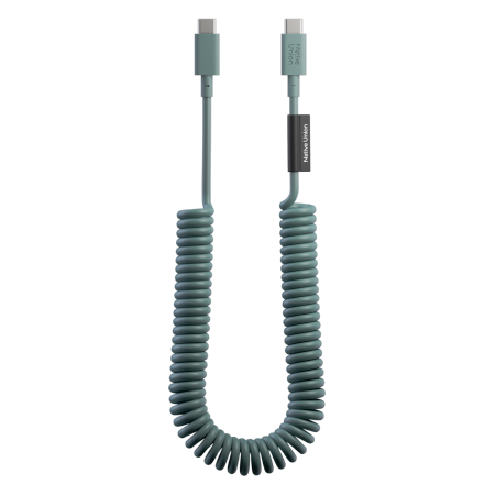 Native Union Pop Cable - Usb-c - Usb-c-kabel, 2,4 M, 60 W (schiefergrün)
