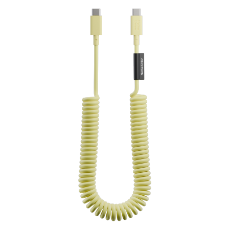Native Union Pop Cable - Usb-c - Usb-c-kabel, 2,4 M, 60 W (zitrone)