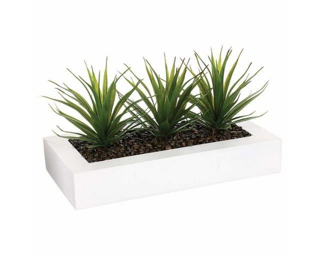 Kunstpflanze ALOE VERA Zimmerpflanze, Atmosphera Créateur d'intérieur, Höhe 17 cm