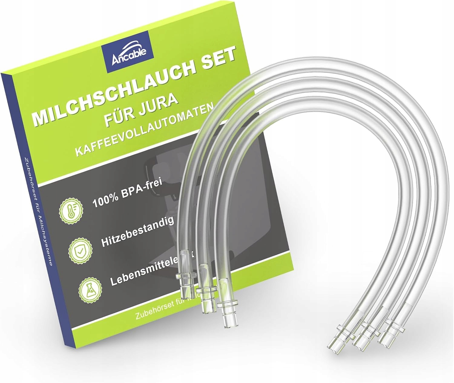 Milchschlauchset Für Jura Kaffeemaschinen – Mit 3 Schläuchen Und 6 Adaptern