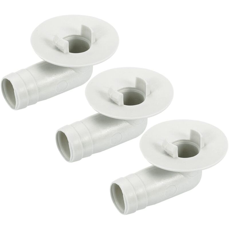 Aimoonsa Klimaanlagen-ablaufschlauchverbinder, 17 Mm Winkelstück, Ersatzteil, Zubehör Für Mini-split-fensterklimaanlagen, Beige, 3er-pack