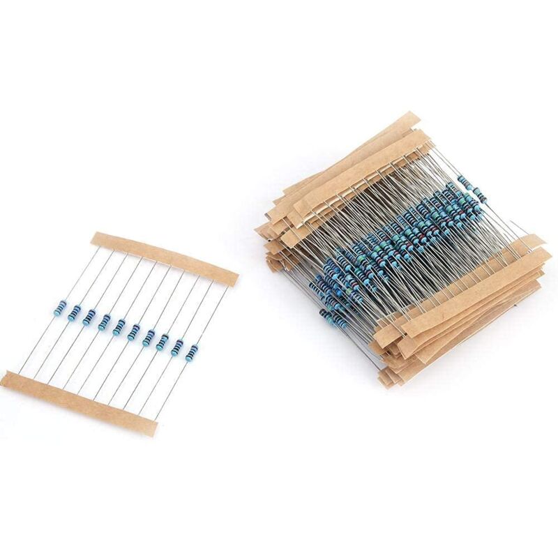 Widerstände, 1/4 W 1 % 101 Mω, 30 Werte, Widerstands-set, Toleranzsortiment, Metallfilmwiderstände, Verschiedene Widerstände, Je 10 Stück