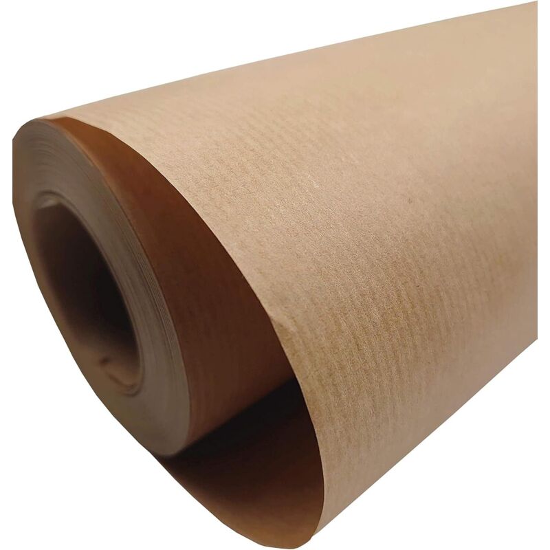 44 Cm – 50 M Braunes Kraftpapier, Geschenkpapier, Kraftpapierrolle. Ideal Zum Basteln, Verpacken Von Geschenken Und Lebensmitteln.