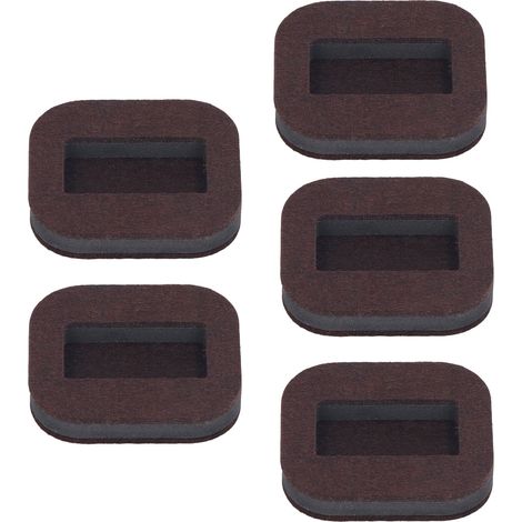 Stück Filzgleiter Für Möbelrollen, Stuhlrollen, Filzstopper, Pads Für Hartholzböden, Möbelgleiter (braun)