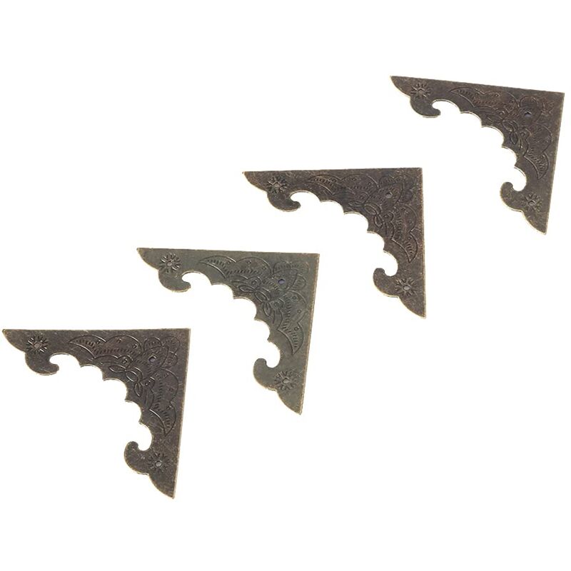 Zoternen Set Mit 12 Eckenschützern Aus Metall Und Bronze Für Holzkisten, Antik-stil, Schmuckdekoration, Scrapbooking-eckendekoration (s)