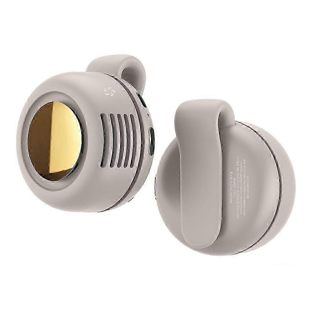 Usb-wiederaufladbarer Tragbarer Ventilator, Mini-ventilator Mit Nacken- Und Hüftclip, Verstellbarer Kühlventilator
