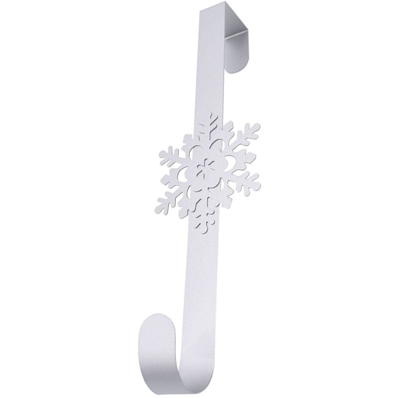 Weihnachtsgirlande Mit Schneeflocken – Türhaken Für Weihnachten, Winter Und Als Außendekoration – Weihnachtskranz Für Zuhause, Büro Und Weihnachtsfeier